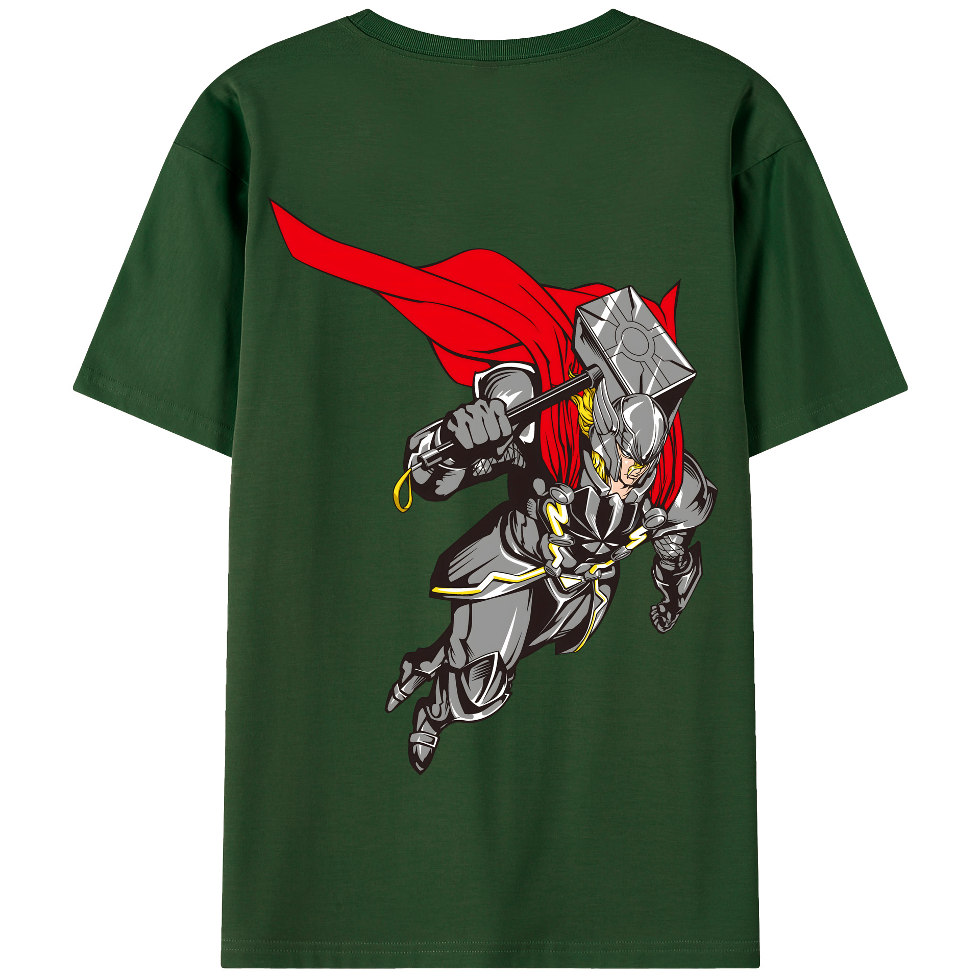 （画像用） アベンジャーズ The Avengers 綿100％半袖Tシャツ（背面プリント）